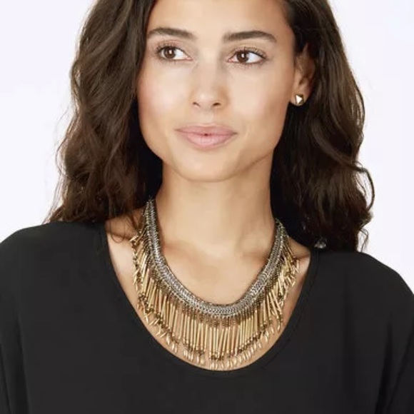 Stella & Dot Calla fringe necklace - Picture 4 of 4